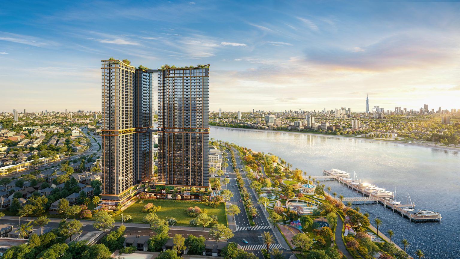 Vị trí dự án A&T A&T Saigon Riverside